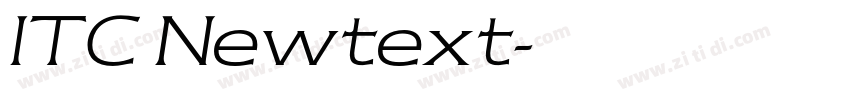 ITC Newtext字体转换